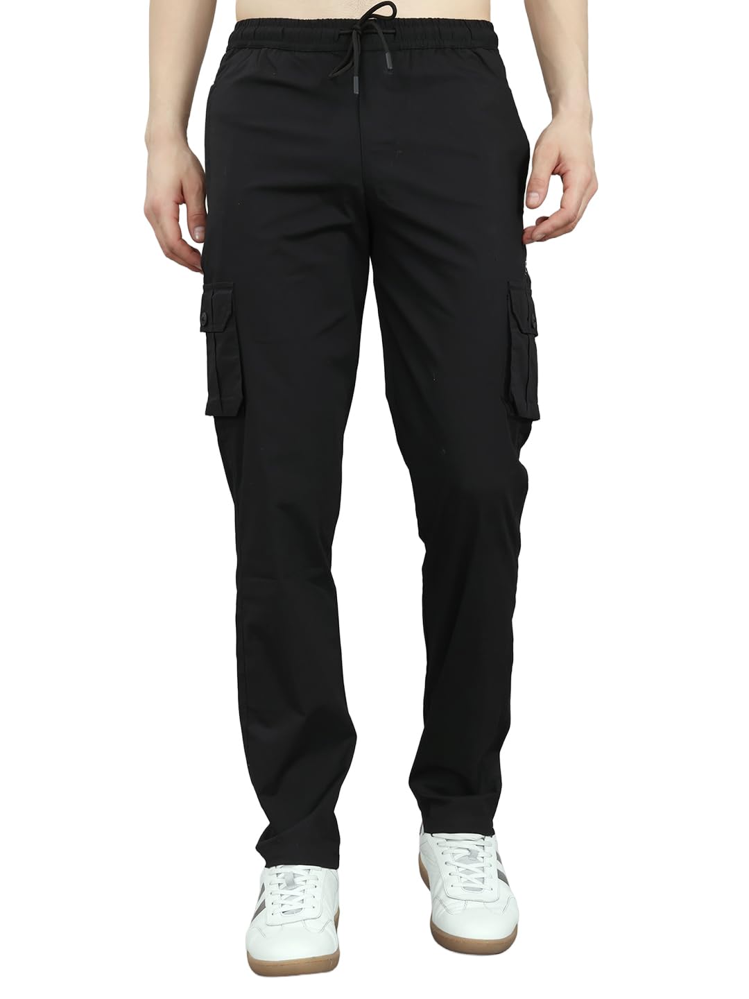 monte carlo Mens Regular Fit Cargo Lower|Solid Pattern Casual Trousers | Stylish & Comfortable Everyday Wear Utility Pants for Men's (Pack of 1)-picture-43
