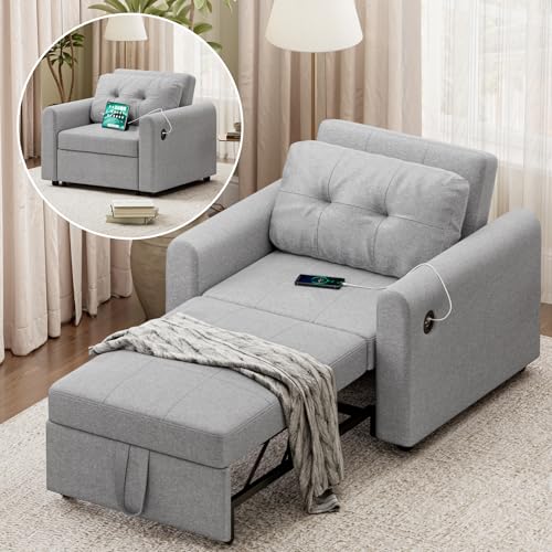 Materiali Resistenti e Stabili: Rivestita in tessuto di lino traspirante con morbida imbottitura, questa poltrona letto offre comfort e durata. La robusta struttura in acciaio e legno supporta fino a 200 kg, garantendo stabilità e sicurezza nell’uso quotidiano.
