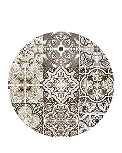 Vilber, Alfombra Vinilo Redonda. Lisboa Color 40. Diámetro 65 Cm Vilber, Alfombra Vinilo Redonda. Lisboa Color 40. Diámetro 65 Cm