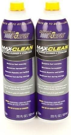 11722-2PK Max-Clean Fuel System Cleaner and Stabilizer - 20 oz. Bottle, (Pack of 2) by Royal Purple