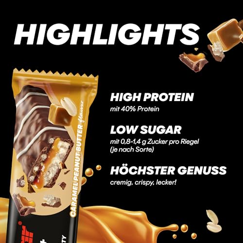 Powerbar 40% Protein + Crisp Bar (12x40g) Caramel Peanut Butter - Riegel - Protein Riegel – Ansicht 4