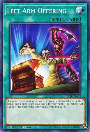 Yu-Gi-Oh! - Left Arm Offering - SR08-EN033 - Common - 1st Edition - Structure Deck: Order of The Spellcasters