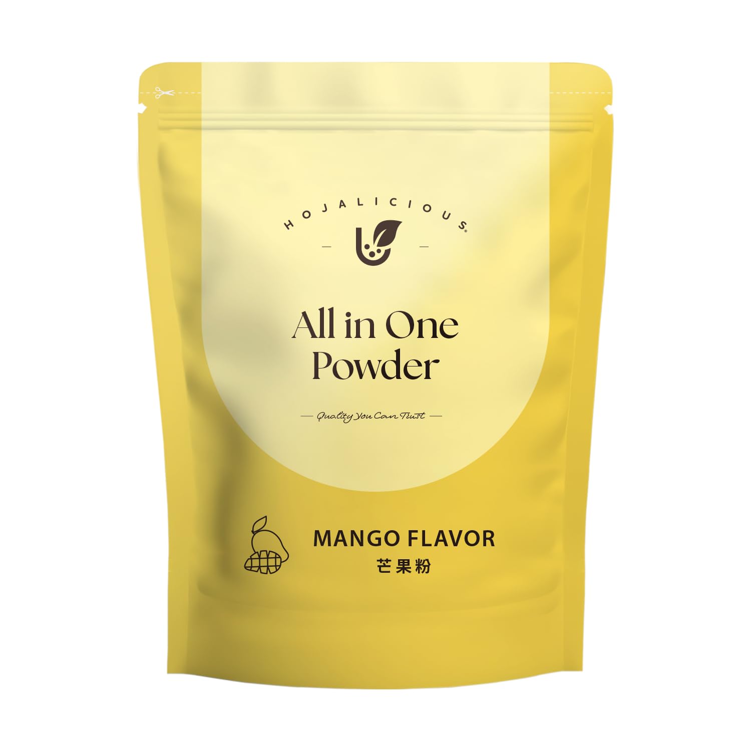 Hojalicious - Milk Tea Powder Mix (2.2lb, Mango)