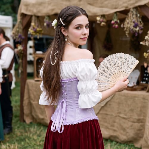 Image of frawirshau Women's Overbust Costume Corset Renaissance Victorian