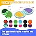 Fidget Toys Adults, Sensory Toys for Kids with Autism, Anxiety Relief Items for ADHD Stress Relief, Texture Worry Stone for Teens & Flip Slider - Treasure Box Toys for Classroom (3pcs)