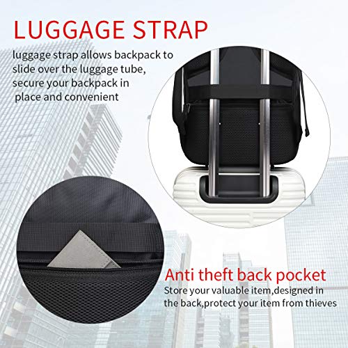 Monsdle Extra Large 50L Travel Laptop Backpack Anti Theft Backpacks With Usb Charging Port, Travel Backpacks Business Work Bag 17.3 Inch College Computer Bag For Men Women #TOP5