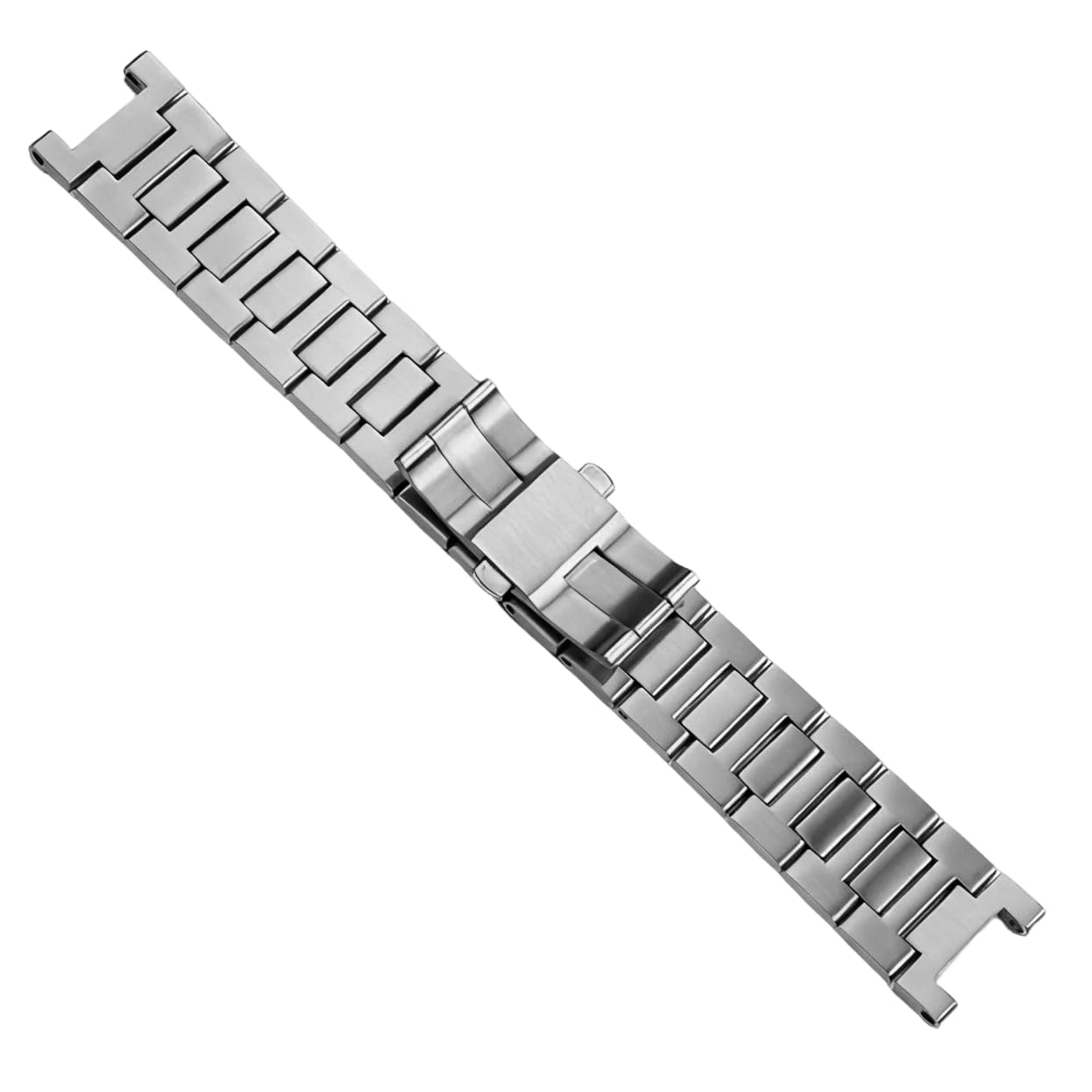 Cinturino di ricambio per orologio Pasha de Cartier WATCH W31077U2 W31074M7, in acciaio inox spazzolato (argento, 22 m)