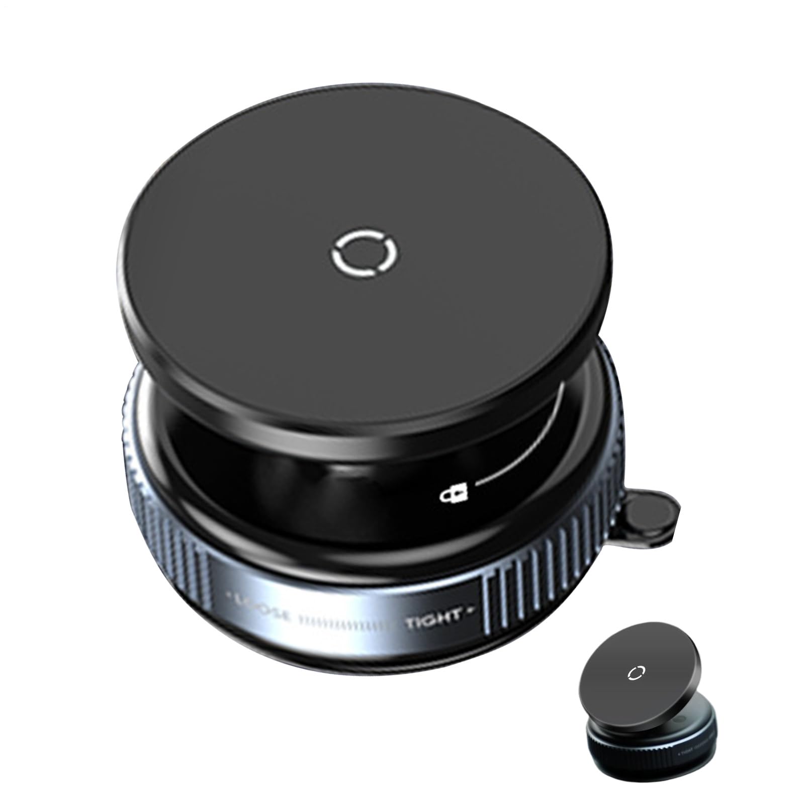 Tisujune Soporte Magnético para Teléfono con Ventosa | Soporte Magnético De Ventosa para Móvil con Base,Soporte Ajustable Accesorio Coche para Parabrisas Salpicadero Camión