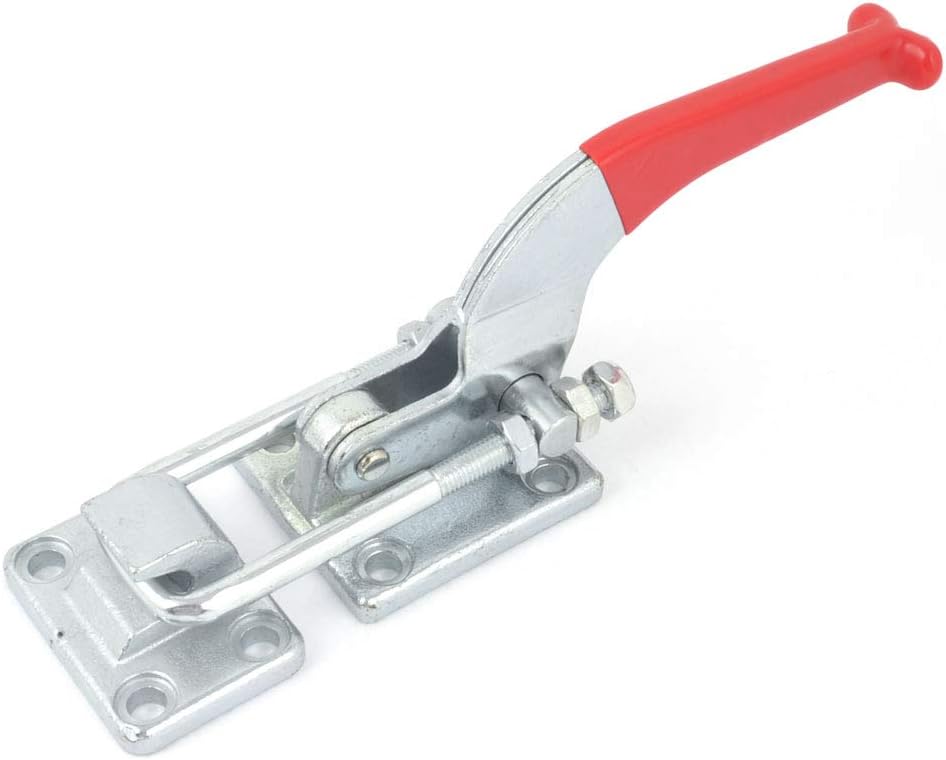 LD-40370 1818Kg Capacity Red Plastic Wrapped Handle Quick Holding Latch Type Toggle Clamp (71ccddcb97d4db0b0fcd5019128ffc88)