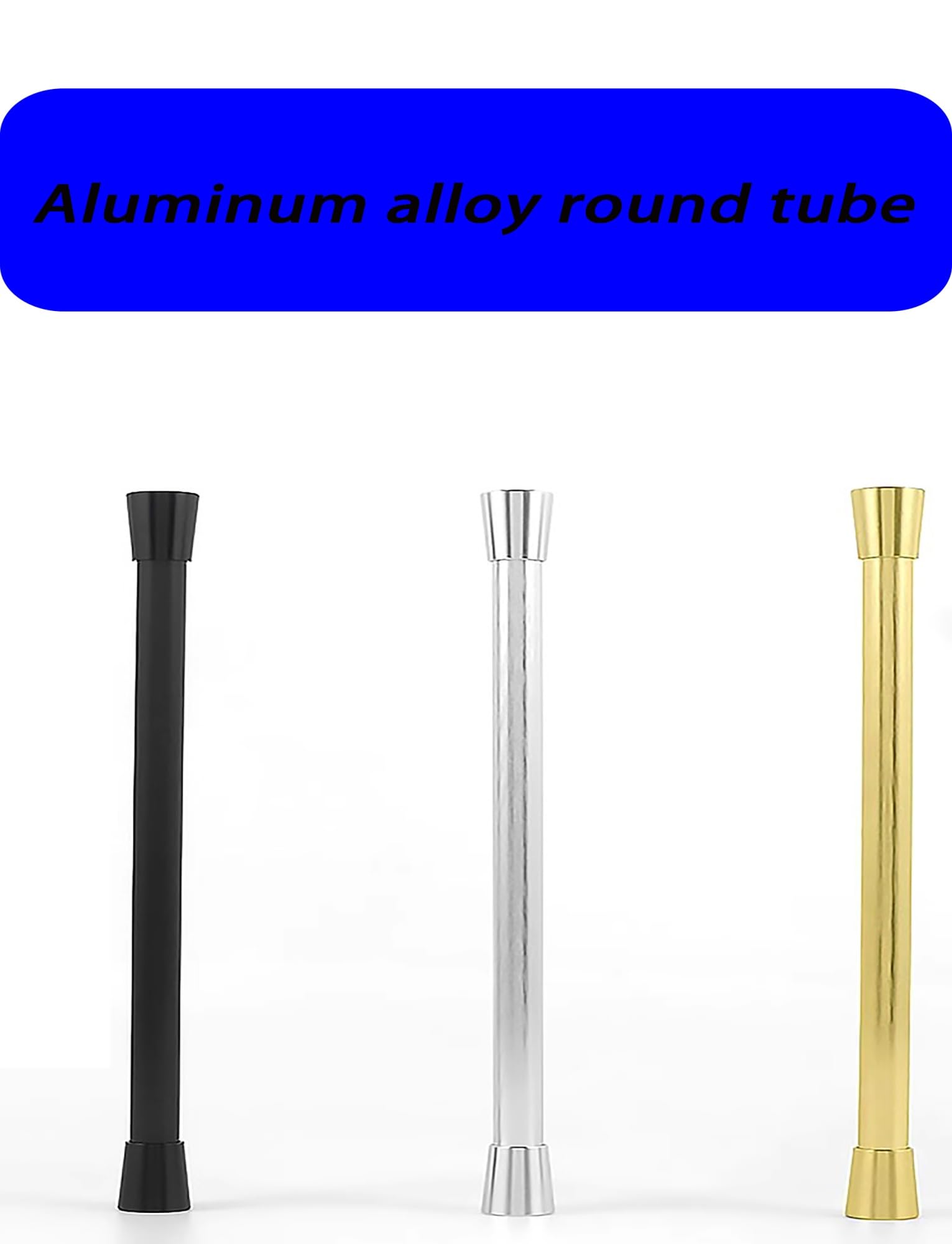 Wspornik półki ze stopu aluminium do szafki na wino i regału, okrągła listwa ustalająca do podparcia warstw, 130 cm