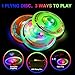 CT SPORTS 3 in 1 LED Flying Disc+Spinning Tops+Fingertip Juggling-Multifunctional Flying disc for Kids & Adults All Ages-for Outdoors & Families Party Camping(Orange)