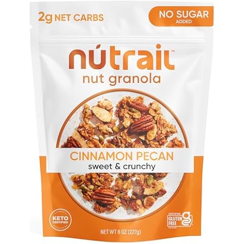 NuTrail Keto Nut Granola - Low Carb Breakfast Cereal Cover