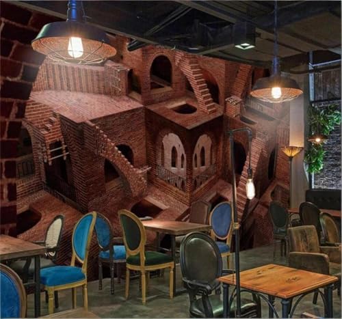 Décoration murale restaurant et bar poster 3D facile à poser - 5