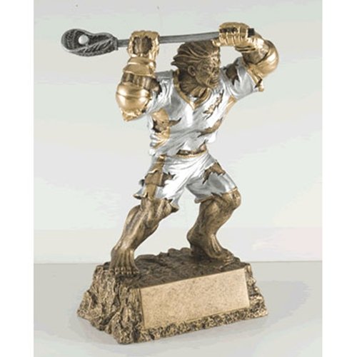 Lacrosse Monster Trophy with 3 lines of custom text