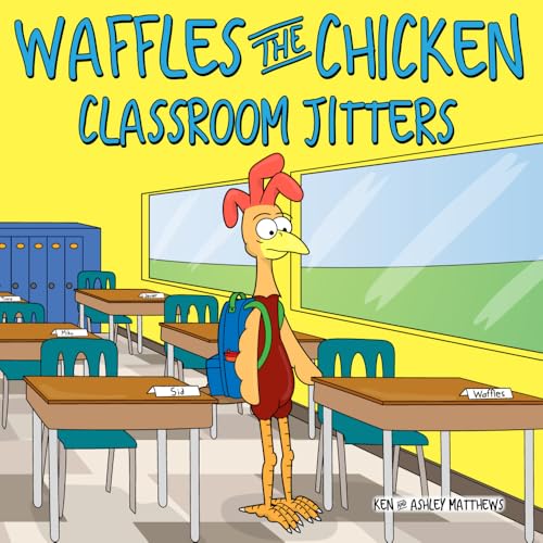 Waffles the Chicken Classroom Jitters: A Children's Book About Starting School, Starting Conversations, and Making Friends image 2