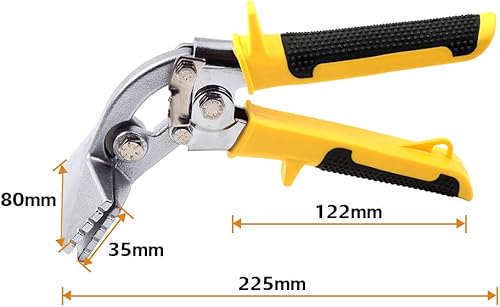 Miniatura 6 de SPEEDWOX Herramientas de chapa metálica para coser a mano con mandíbula curvada de 3 pulgadas, alicates de doblado de chapa metálica para doblar y