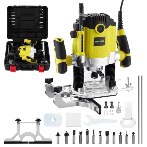 Fresatrice Verticale Legno 1800 W 10000-26000 giri/min DEWINNER, Fresatrice per