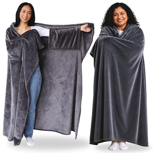 Image of Super Blanky Wearable Blankets for Women, Adult Wearable Blanket Men, Mother's Day Gifts for Her, Wife Birthday Gift Ideas