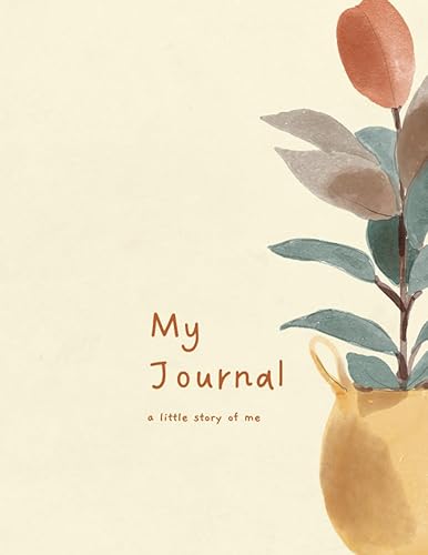 Brown and Green Watercolor Design Gratefulness Journal