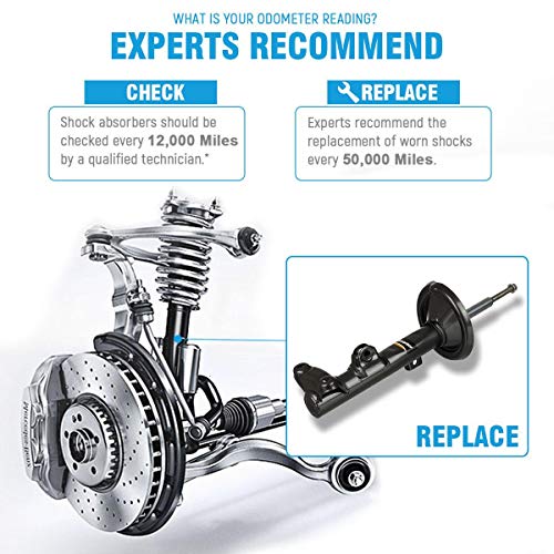 Maxorber Front Pair Shocks Struts Absorber Compatible With Mercedes-Benz C230 C240 C240 Sedan C240 Wagon C280 C320 Coupe C320 Sedan Rwd C350 Rwd C55 Amg Clk320 Clk350 Clk500 Clk55 335920 71488 #TOP4