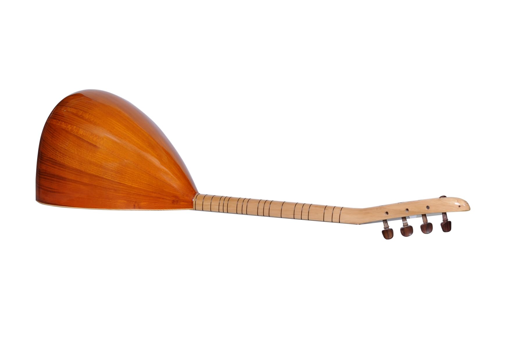 Zaza Percussion - Amazing New!! Turkish Professional Saz Baglama Long Neck Mulberry+ Soft Case - Image 5