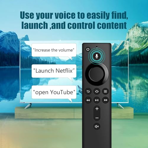 Image of L5B83H Replacement Remote Control with Voice Function Fit for AMZ SecondGen TVCube, TV Stick 1st Gen & SecondGen