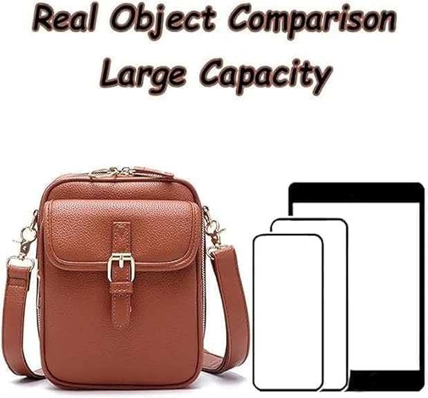 Roarrave Crossbody Leather Bag, Roarrave Crossbody Bag, Anti Theft Crossbody Bag for Women, with 10 Card Slots2