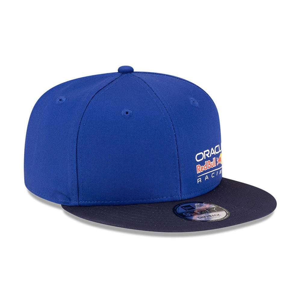 Oracle RB Racing Essential Cap zweifarbig mit Schirm, schwarz und dunkelblau, 9FIFTY