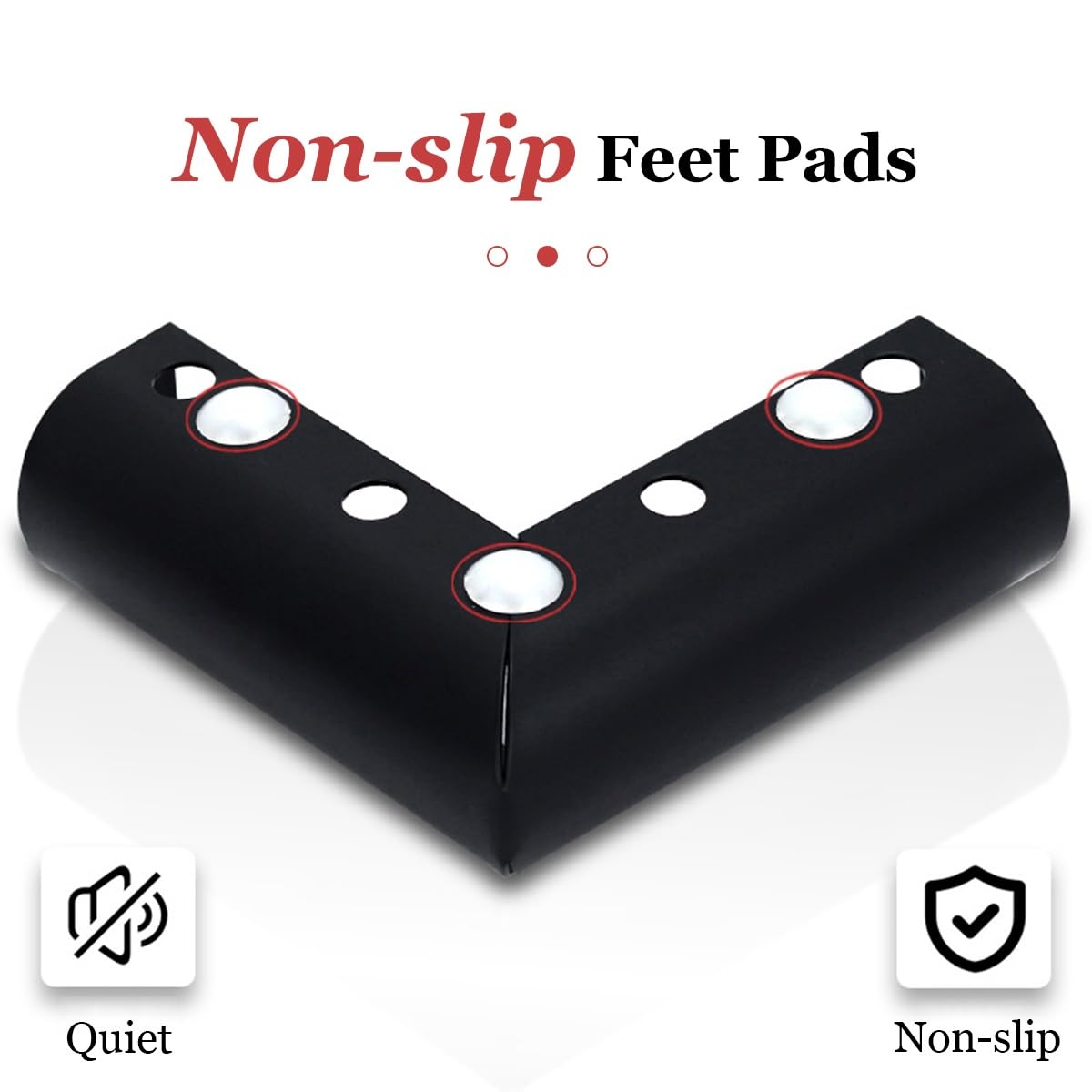 Lot de 4 pieds de canapé en acier - 5,6 cm - Pour meubles, pieds d'armoire en métal, mise à niveau de la maison, finition argentée (5,6 cm) - Support durable et élégant