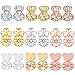 otutun Magic BAX Earring Backs,8 Pares elevadores de Pendiente Ajustable Hipoalergénico Earring,Pendientes levantadores,Levantadores de Pendientes, Joyas para Mujeres