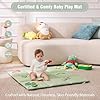 UTEX Premium 9-in-1 Tummy Time Mat, Baby Play Mat, Soft Sensory Mat for Infants, Newborn Essentials Gift #3