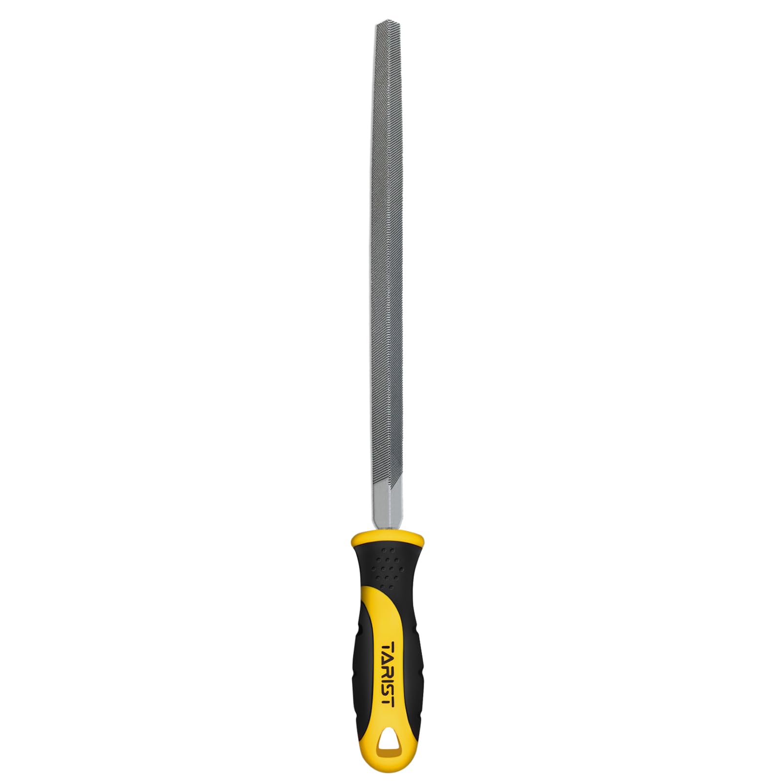 TARIST 10 inch Triangular Metal File, Professional Carbon Steel Triangle File, Tool Sharpener for Professionals and DIY