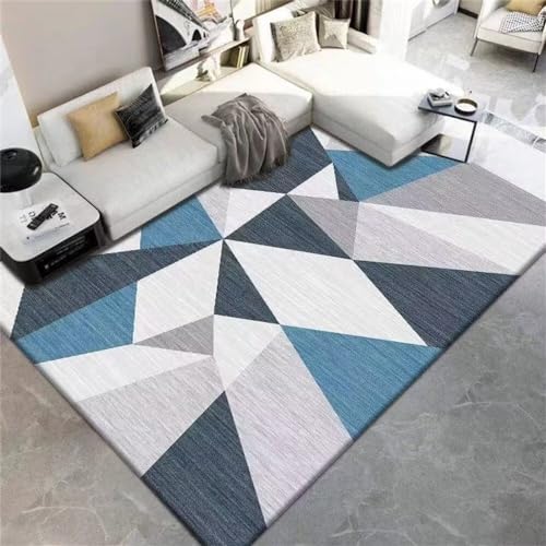 Tapis de sol pour bébé pour chambre à coucher et salon gris-bleu durable