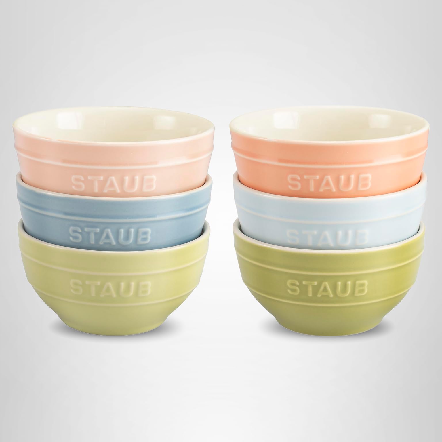 Amazon.com | STAUB Ceramic 6-pc 12.8 oz. Small Universal Bowls in