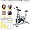 Wonder Maxi Indoor Cycling Bike, Stationary Exercise Bike Belt Drive Workout Bike with 330 Lbs Weight Capacity 45Lbs Flywheel, Ipad Holder and LCD Monitor for Home Cardio Training, Upgraded Version
