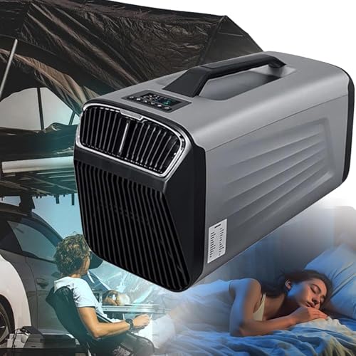 Menglanchang Portable Air Conditioner 5400 BTU Cooling 5600 BTU Heating 3-in-1 AC Unit with Dehumidifier Fan for Rooms