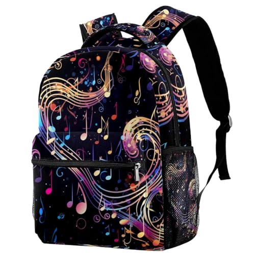 Sac à dos violet unisexe avec porte-gourde pour éviter les fuites dans les cahiers