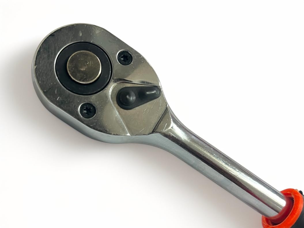 EPITECH MART Ratchet Handle Socket Wrench Heavy Duty Tool 1/2Inch Wrench Rachet Double Sided Rachet Wrench With 1/2 Inch Drive Universal Joint Socket Set Universal Socket Adapters Socket 3