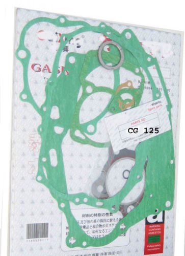 CG 125cc Upright Engine Head Gasket Set compatible with Honda CG125 JX125 Engine Motor, BAJA DR125 DIRT RUNNER 125 125CC DIRT BIKE