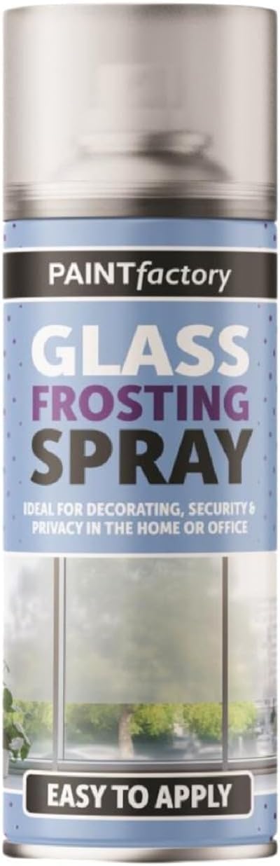 VARNOX, Glass Window Frosting Spray Paint 400ml – Direct-to-Glass Translucent Privacy Coating for Windows & Doors – Quick-Dry Decorative Frosted Effect (1PCS)
