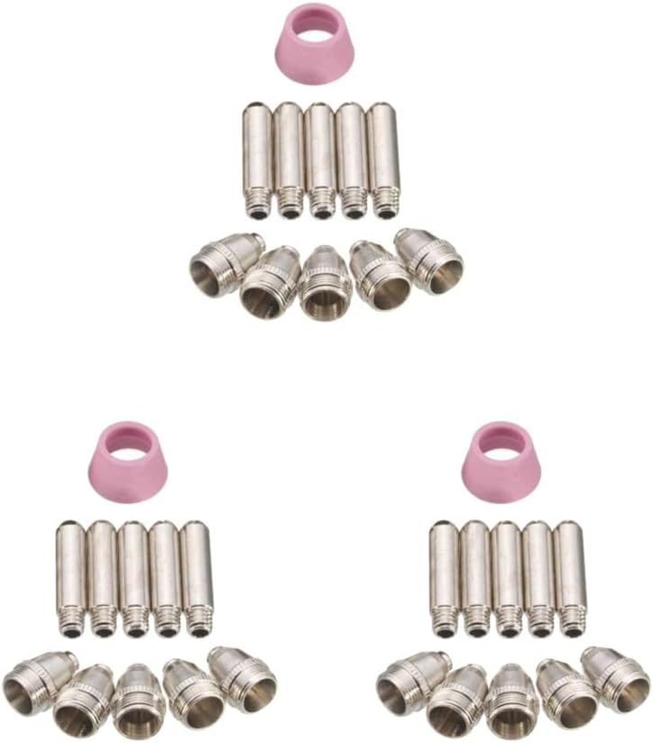 Kit Ricambi Per Taglierina Al Plasma - 50 Pezzi: Punte, Elettrodi E Coppe Per CUT-60, LGK-60