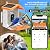 Smart Bird Feeder with Camera Solar Powered, 2K HD Video, AI Bird Species Identification, Instant Arrival Alerts, Squirrel-Proof & Weatherproof, Outdoor Bird Watching, Ideal Gift for Bird Lovers