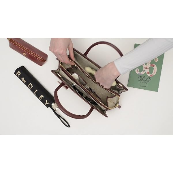 RADLEY London Womens Liverpool Street Leather Satchel Medium Ink