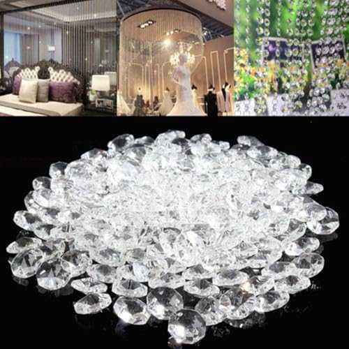 200Pcs K9 Glass Crystal Garland Strands Hanging Chandelier Gem Bead Chain