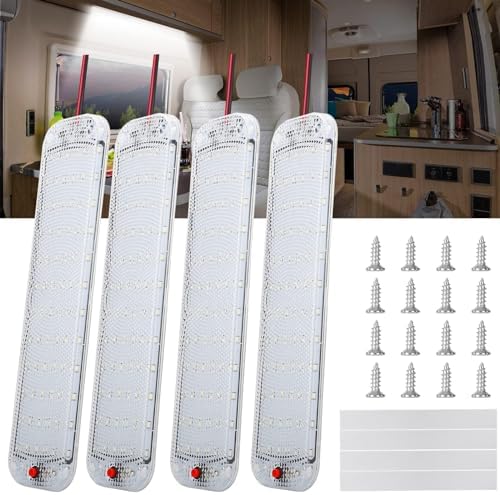 Luce LED 12V Per Van E Camper | 90 LED Super Luminosi | 15 Moduli Separabili | Adesivo Per Soffitto - Foto 11