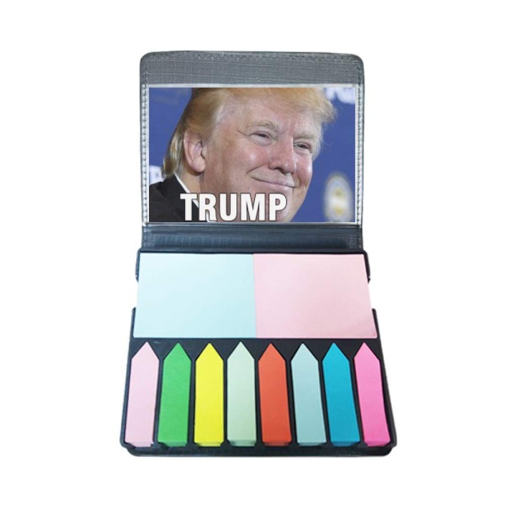 Image autocollant note Trump avec marqueur de page coloré - 5