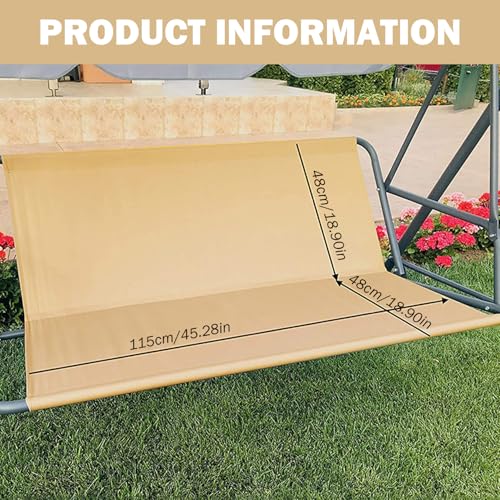 Funda de columpio para jardín y terrazas de 2 o 3 plazas 5