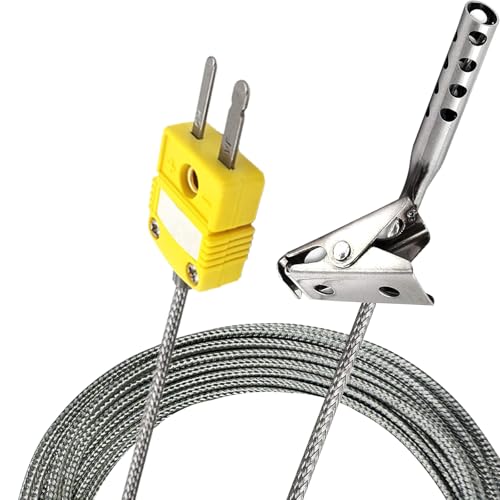 TL3163K k-Type thermocouple air Probe Stainless Steel Open Hole Clip
