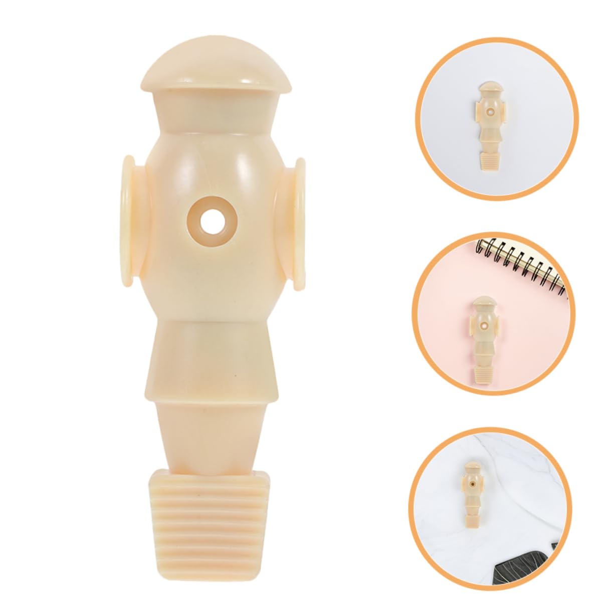 Gatuida Accessori per Calcio Balilla 5/8 Pollici, Statuette di Uomini da Calcio Balilla Maschi, Componenti di Ricambio Resistenti e Precisi per Tavoli da Gioco Indoor e Competizioni