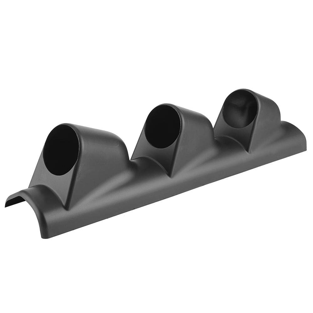 Cubierta de instrumentos modificada para automóvil, soporte de montaje de calibre triple de 3 orificios de 52 mm/2 pulgadas Pod medidor de tablero de automóvil para conducción a la izquierda